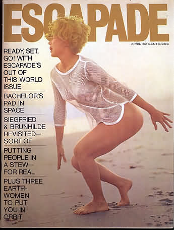 Escapade April 1966 magazine back issue Escapade magizine back copy 