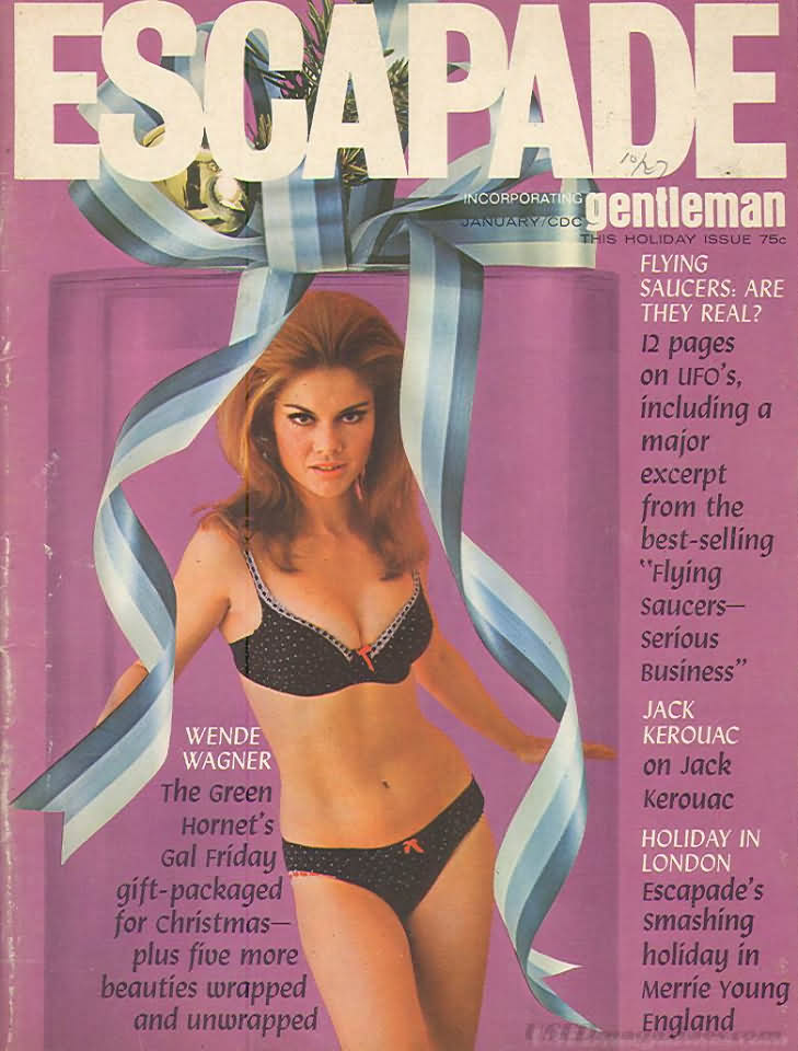 Escapade January 1967 magazine back issue Escapade magizine back copy 