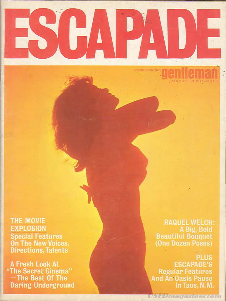 Escapade May 1967 magazine back issue Escapade magizine back copy 