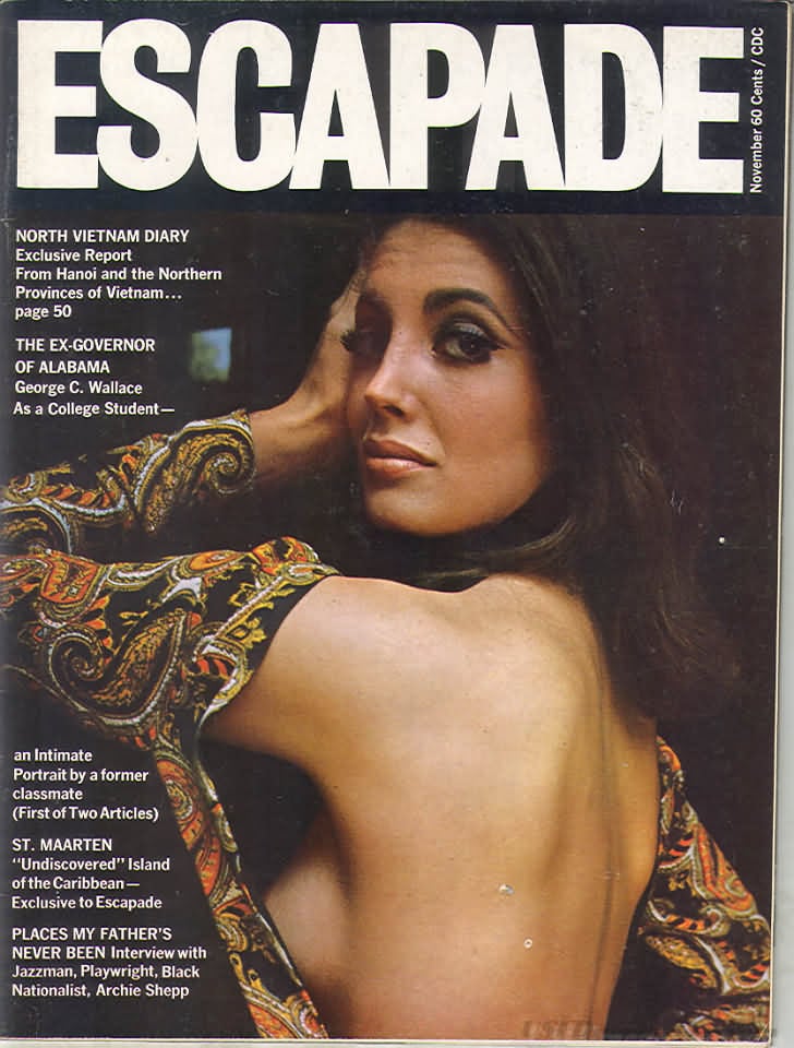 Escapade November 1967 magazine back issue Escapade magizine back copy 