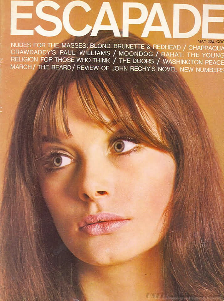Escapade May 1968 magazine back issue Escapade magizine back copy 