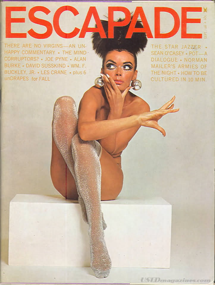 Escapade September 1968 magazine back issue Escapade magizine back copy 