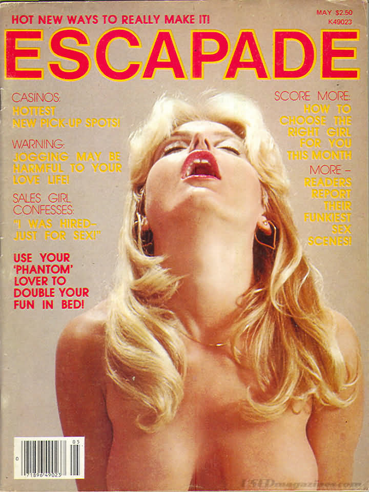 Escapade May 1979 magazine back issue Escapade magizine back copy 