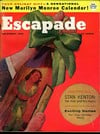 Norma Baker magazine cover appearance Escapade December 1956