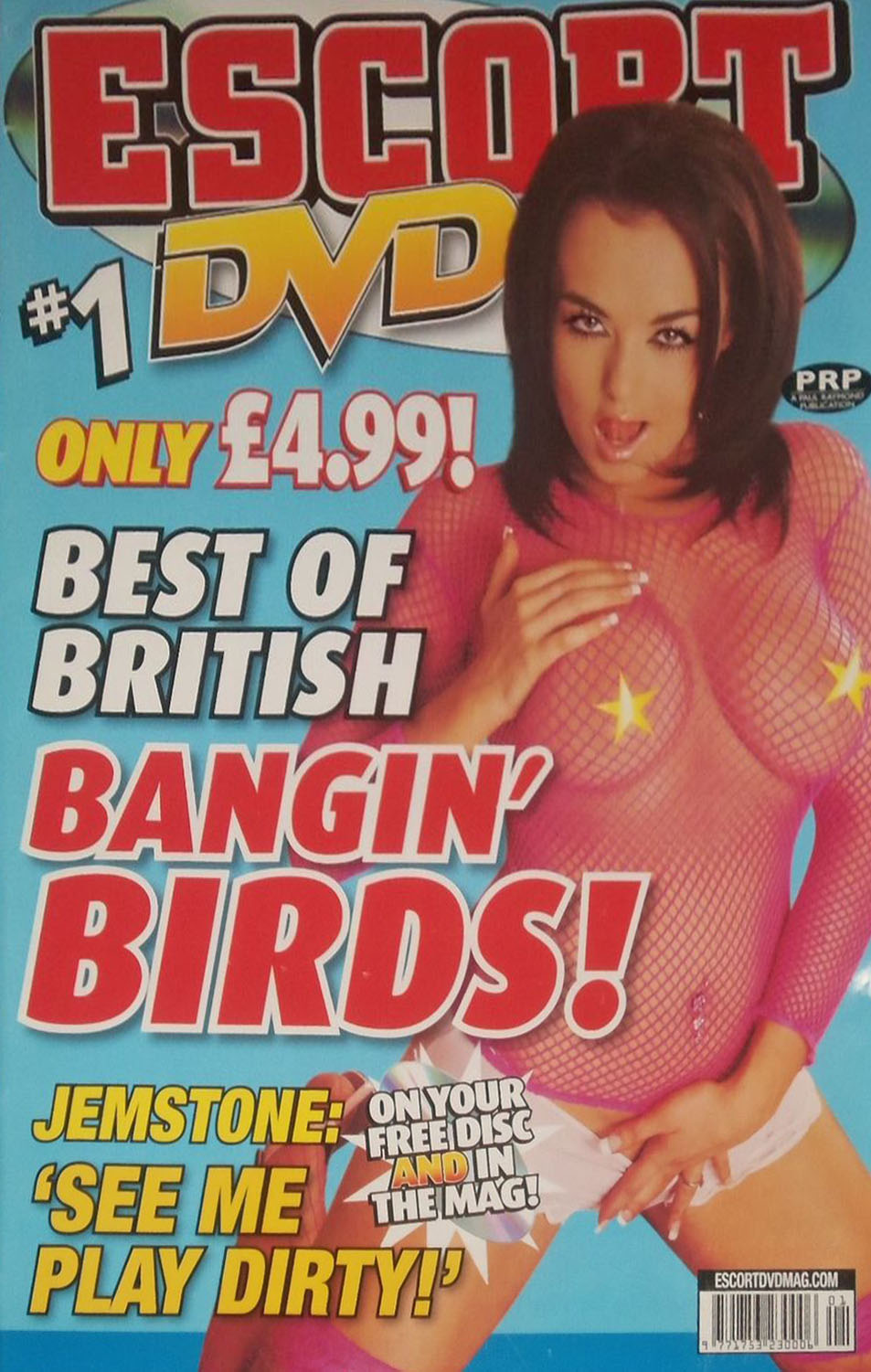 Escort DVD # 1 magazine back issue Escort DVD magizine back copy Escort DVD # 1 Vintage Adult Magazine Back Issue Published by Paul Raymond Publishing Group. Best Of British Bangin Birds!.