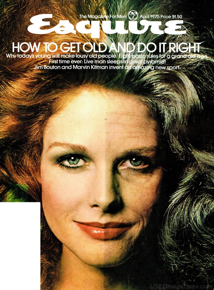 Esquire April 1975 magazine back issue Esquire magizine back copy Esquire April 1975 Men's Lifestyle Magazine Back Issue Published by Hearst Communications. How To Get Old And Do It Right.