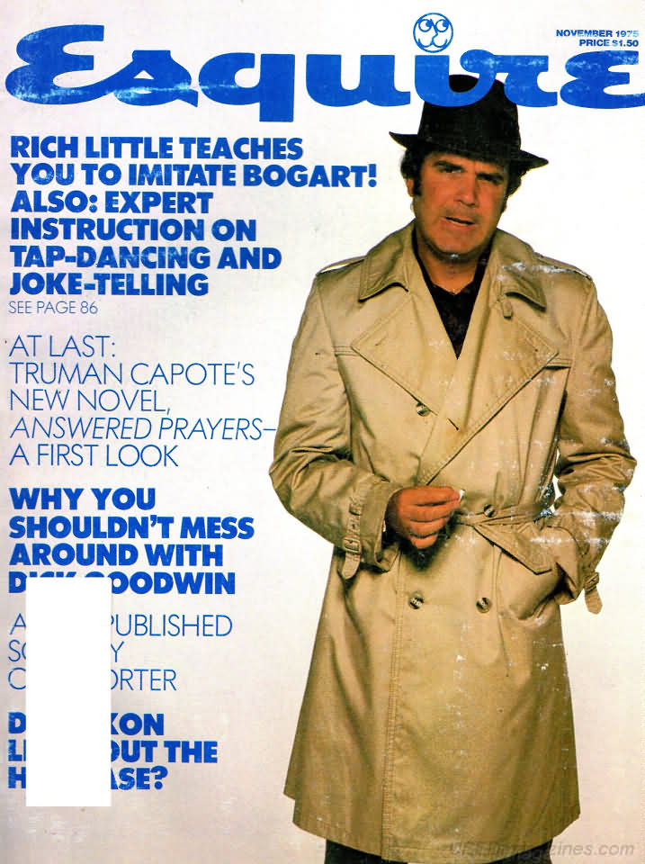 Esquire November 1975 magazine back issue Esquire magizine back copy Esquire November 1975 Men's Lifestyle Magazine Back Issue Published by Hearst Communications. Rich Little Teaches You To  Imitate Bogart!.