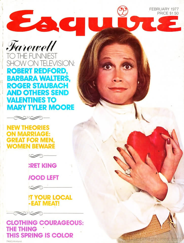 Esquire February 1977 magazine back issue Esquire magizine back copy Esquire February 1977 Men's Lifestyle Magazine Back Issue Published by Hearst Communications. Farewell To The  Funniest  Show On Television: .