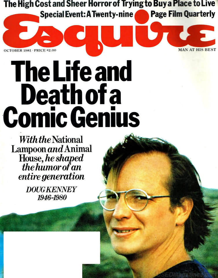 Esquire October 1981 magazine back issue Esquire magizine back copy Esquire October 1981 Men's Lifestyle Magazine Back Issue Published by Hearst Communications. The High Cost And Sheer Horror Of Trying To Buy A Place To Live.