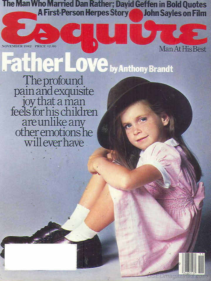 Esquire November 1982 magazine back issue Esquire magizine back copy Esquire November 1982 Men's Lifestyle Magazine Back Issue Published by Hearst Communications. The Man Who Married Dan Rather; David Geffen In Bold Quotes.