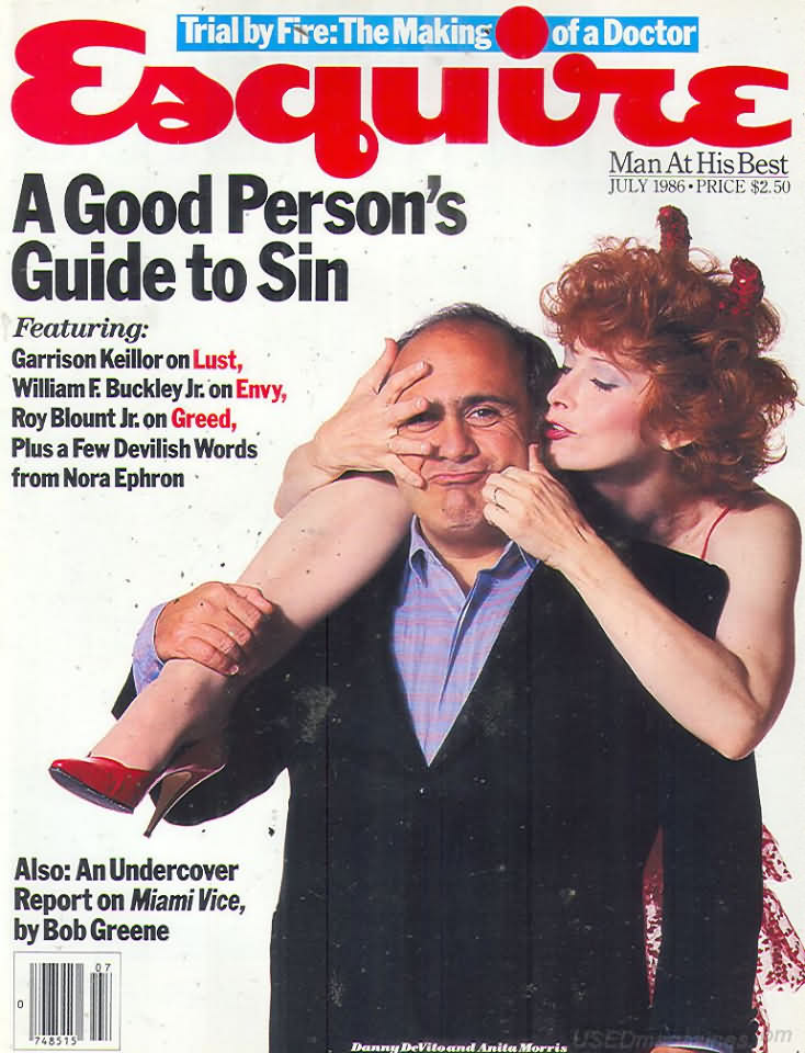 Esquire July 1986 magazine back issue Esquire magizine back copy Esquire July 1986 Men's Lifestyle Magazine Back Issue Published by Hearst Communications. A Good Person's Guide To Sin.