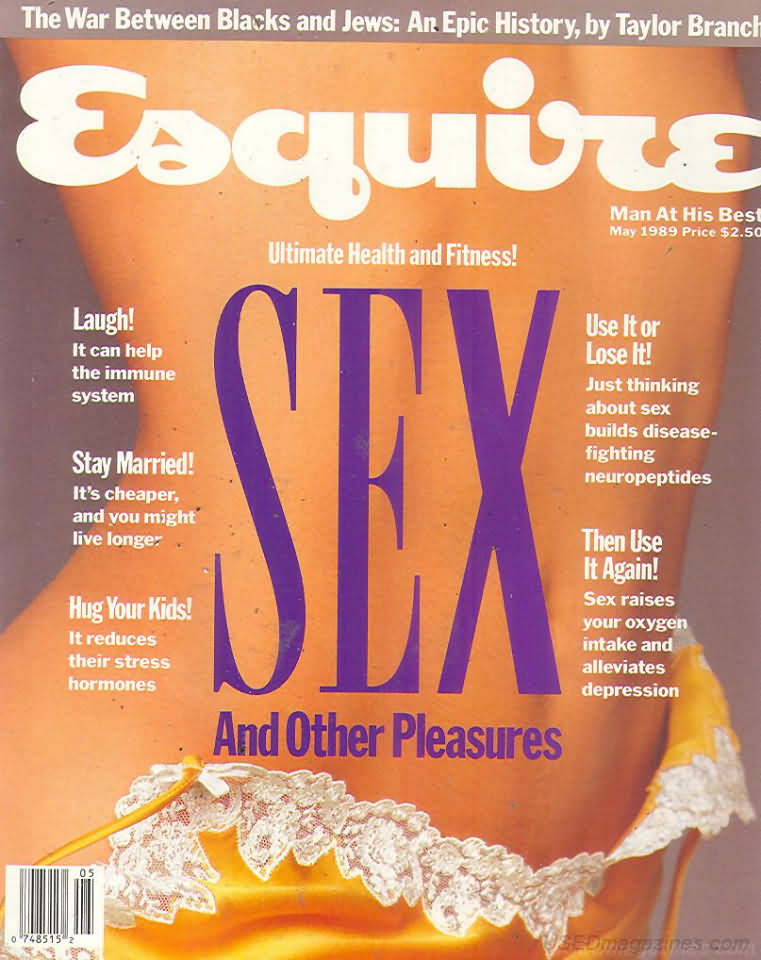 Esquire May 1989 magazine back issue Esquire magizine back copy Esquire May 1989 Men's Lifestyle Magazine Back Issue Published by Hearst Communications. Laugh! It Can Help The Immune System.