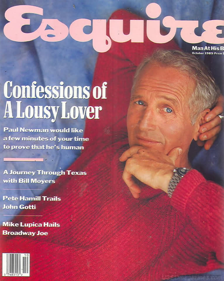 Esquire October 1989 magazine back issue Esquire magizine back copy Esquire October 1989 Men's Lifestyle Magazine Back Issue Published by Hearst Communications. Confessions Of A Lousy Lover .