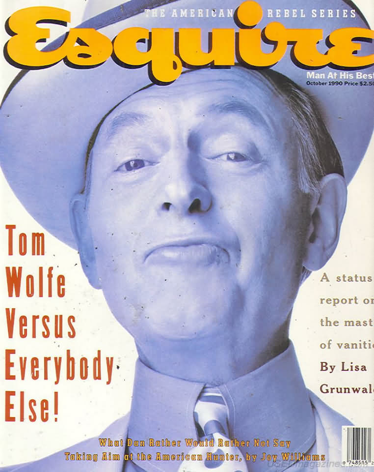 Esquire October 1990 magazine back issue Esquire magizine back copy Esquire October 1990 Men's Lifestyle Magazine Back Issue Published by Hearst Communications. Tom Wolfe Versus Everybody Else!.