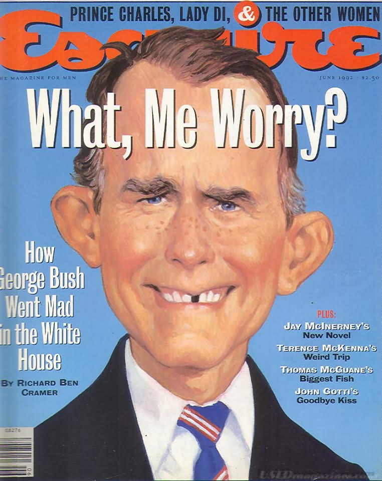Esquire June 1992, Esquire June 1992 Men's Lifestyle Magazine Back Issue Published by Hearst Communications. Prince Charles, Lady Di, The Other Women., Prince Charles, Lady Di, The Other Women