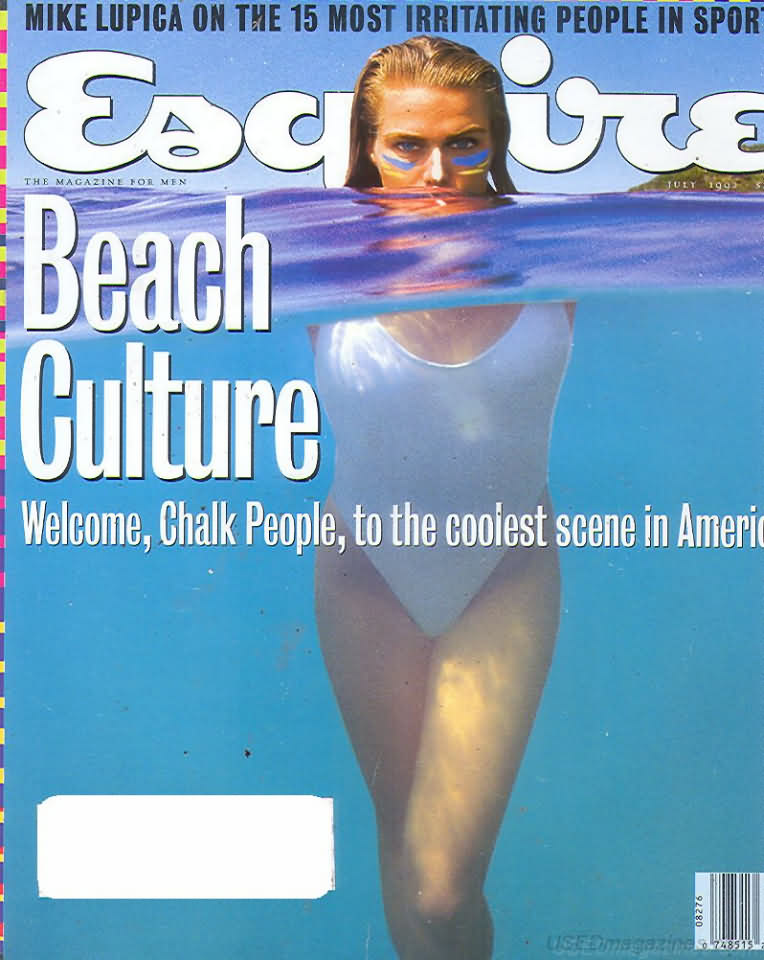 Esquire July 1992 magazine back issue Esquire magizine back copy Esquire July 1992 Men's Lifestyle Magazine Back Issue Published by Hearst Communications. Mike Lupica On The 15 Most Irritating People In Sport.