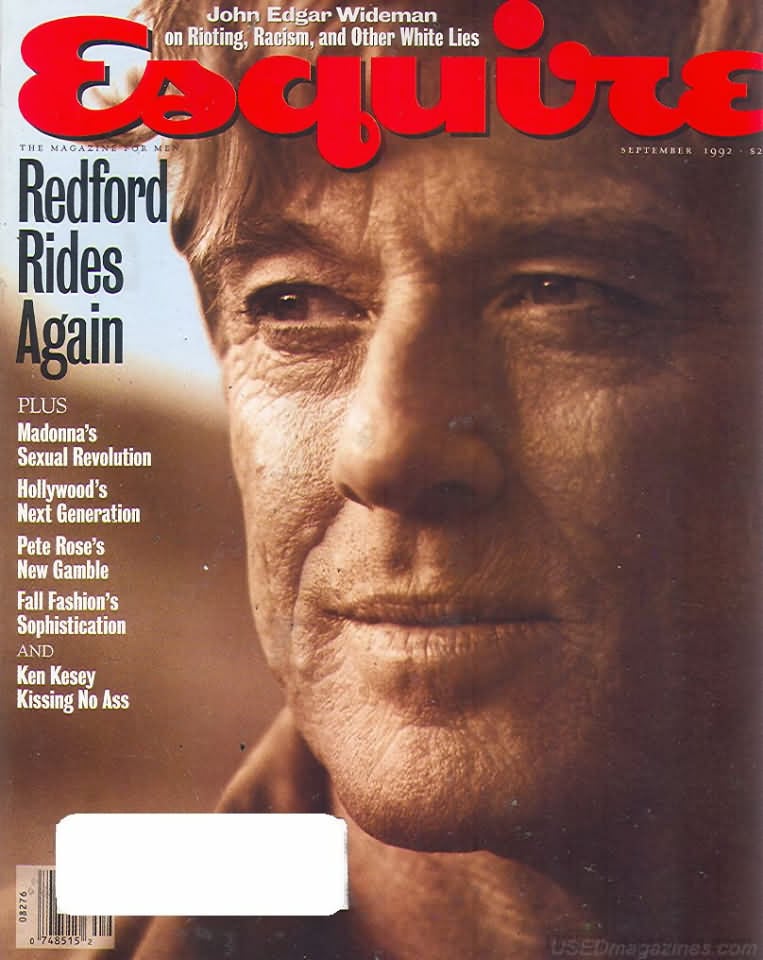Esquire September 1992 magazine back issue Esquire magizine back copy Esquire September 1992 Men's Lifestyle Magazine Back Issue Published by Hearst Communications. John Edgar Wideman On Rioting, Racism, And Other White Lies.