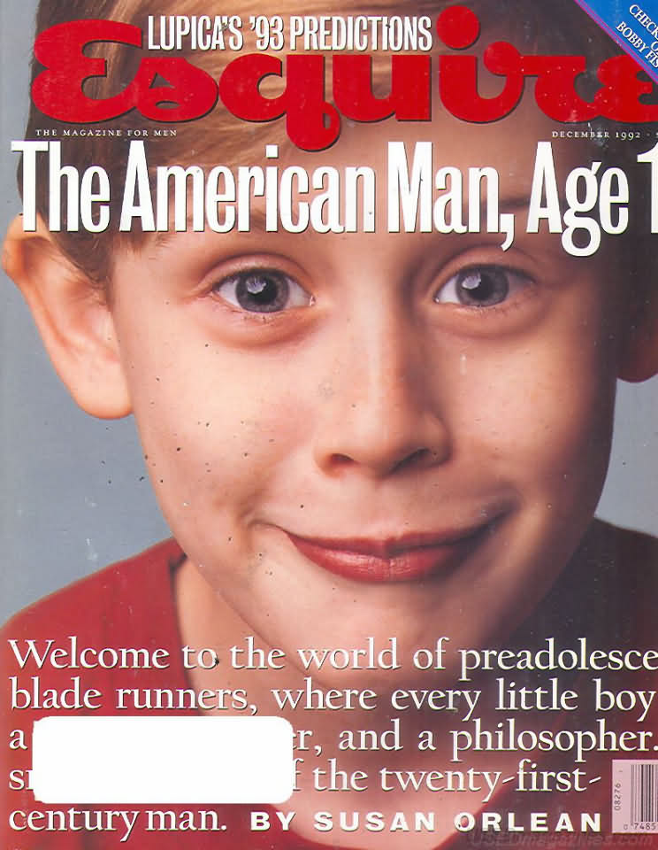 Esquire December 1992 magazine back issue Esquire magizine back copy Esquire December 1992 Men's Lifestyle Magazine Back Issue Published by Hearst Communications. The American Man Age.