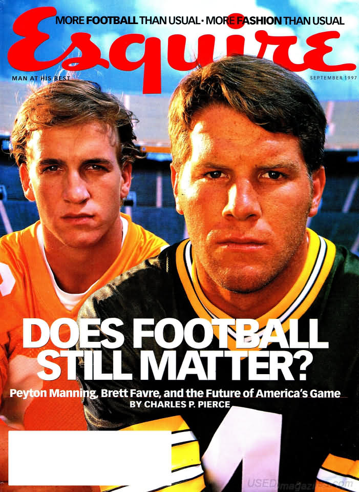 Esquire September 1997 magazine back issue Esquire magizine back copy Esquire September 1997 Men's Lifestyle Magazine Back Issue Published by Hearst Communications. Does Football Still Matter?.