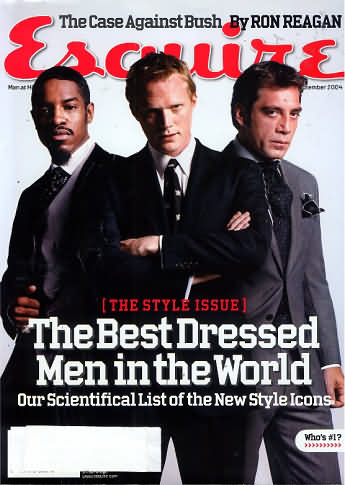 Esquire September 2004 magazine back issue Esquire magizine back copy Esquire September 2004 Men's Lifestyle Magazine Back Issue Published by Hearst Communications. The Case Against Bush By Ron Reagan.