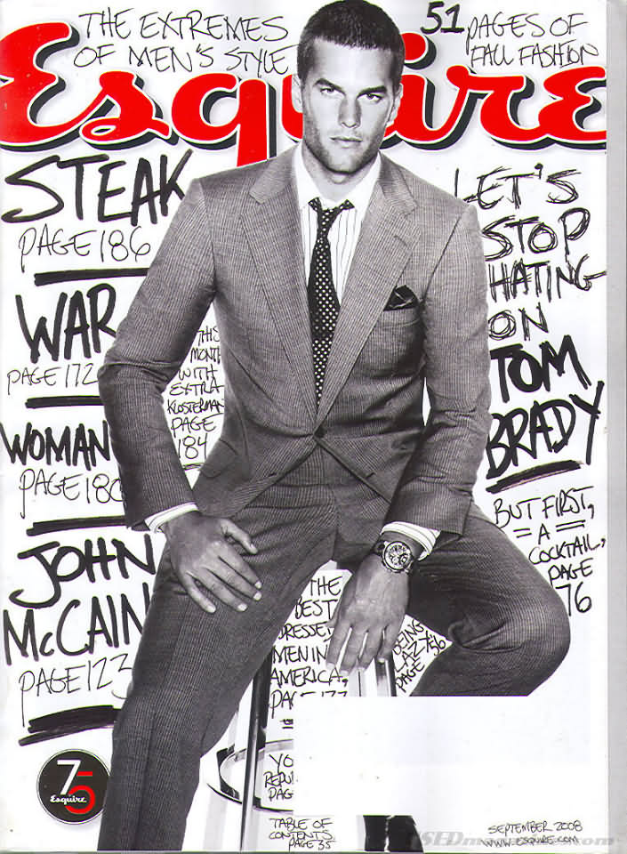 Esquire September 2008 magazine back issue Esquire magizine back copy Esquire September 2008 Men's Lifestyle Magazine Back Issue Published by Hearst Communications. The Extremes Of Men's Style.