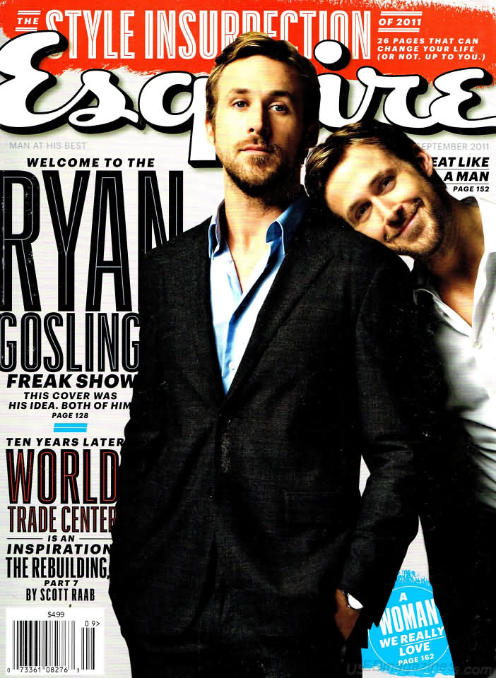 Esquire September 2011 magazine back issue Esquire magizine back copy Esquire September 2011 Men's Lifestyle Magazine Back Issue Published by Hearst Communications. Freak Show This Cover Was His Idea. Both Of Him .