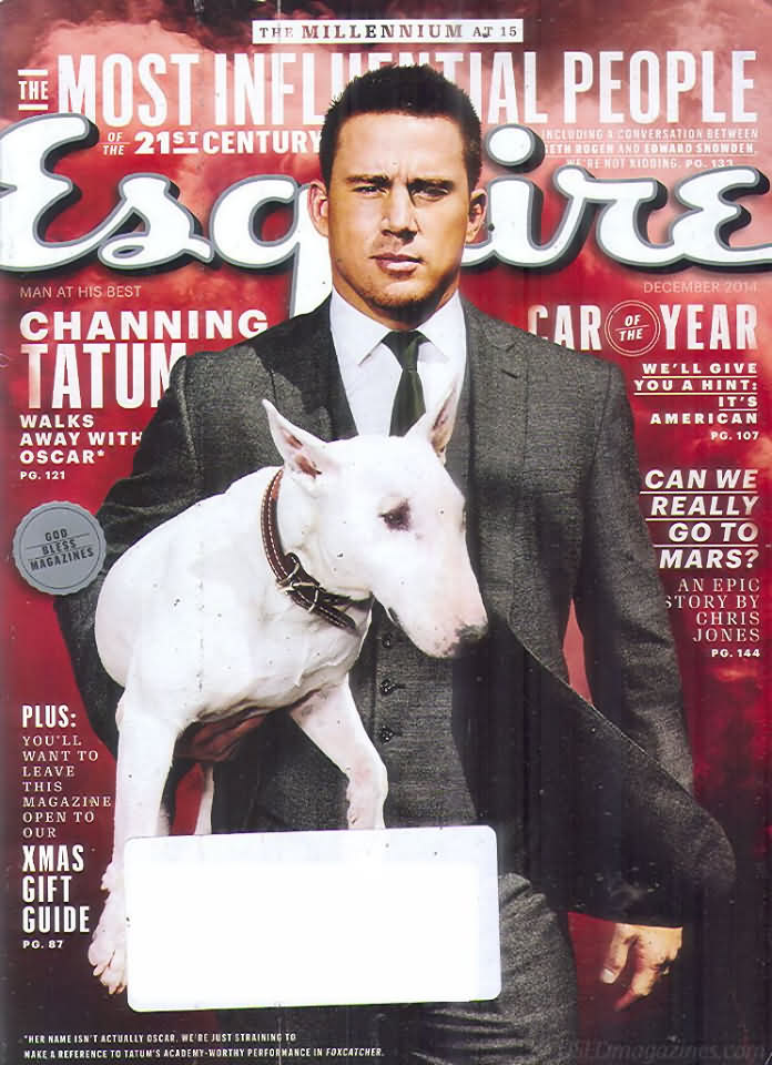 Esquire December 2014 magazine back issue Esquire magizine back copy Esquire December 2014 Men's Lifestyle Magazine Back Issue Published by Hearst Communications. The Most Influential People Of The 21st Century.
