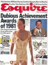Esquire January 1982 magazine back issue