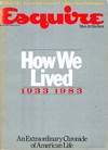 Esquire June 1983 magazine back issue cover image