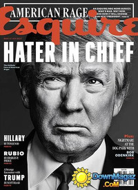Esquire February 2016 magazine back issue cover image