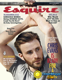 Chris Evans magazine cover appearance Esquire April 2017