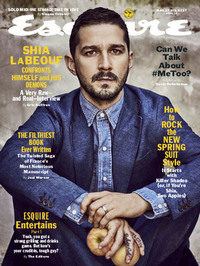 Esquire April 2018 magazine back issue cover image