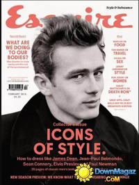 Esquire UK February 2015 magazine back issue cover image