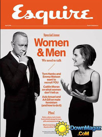 Esquire UK April 2016 magazine back issue cover image