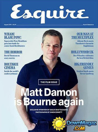 Esquire UK August 2016 magazine back issue cover image