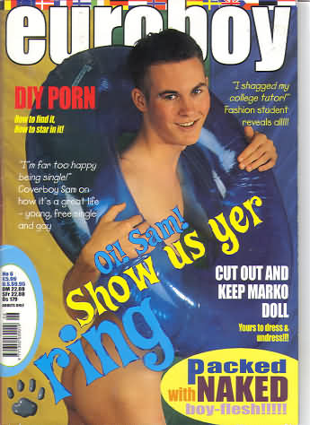 Euro Boy # 6 magazine back issue Euro Boy magizine back copy 