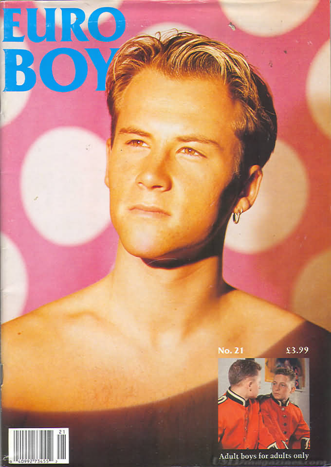Euro Boy # 21 magazine back issue Euro Boy magizine back copy 