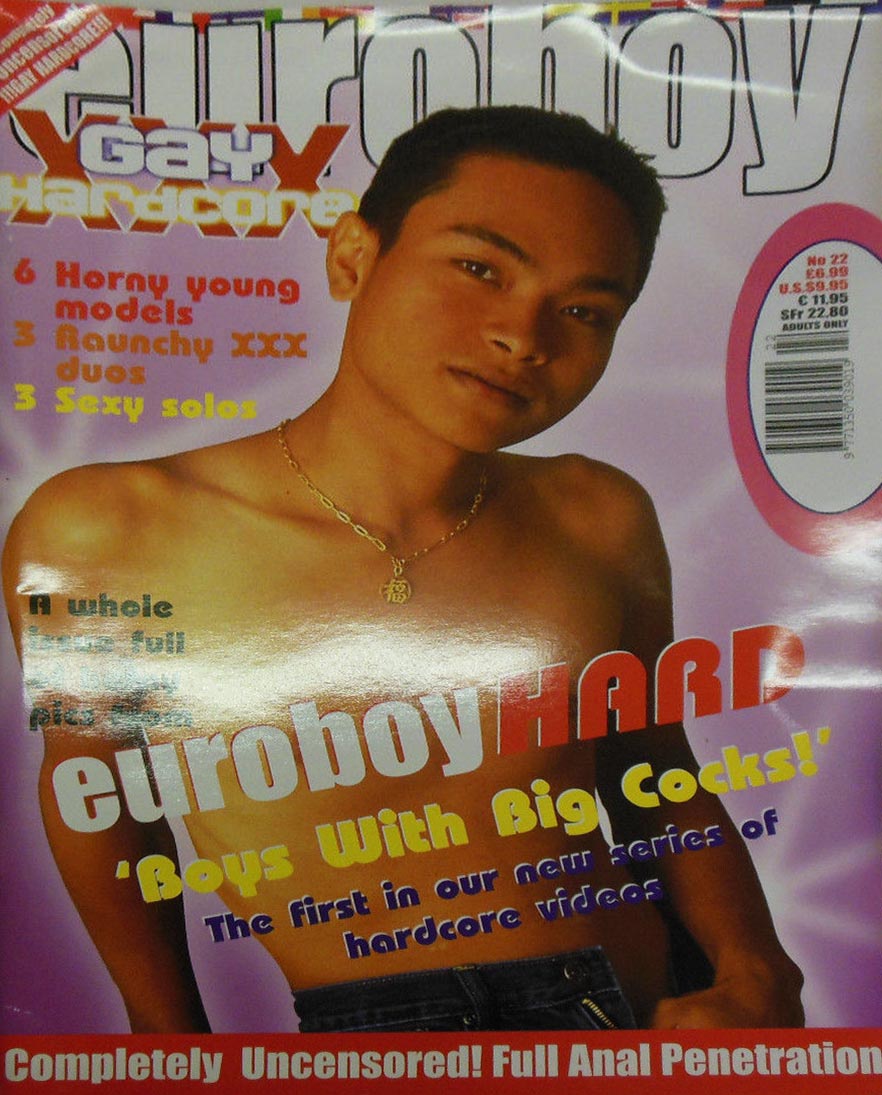 Euro Boy # 22 magazine back issue Euro Boy magizine back copy 