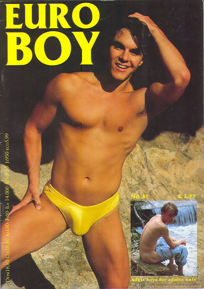 Euro Boy # 31 magazine back issue Euro Boy magizine back copy 