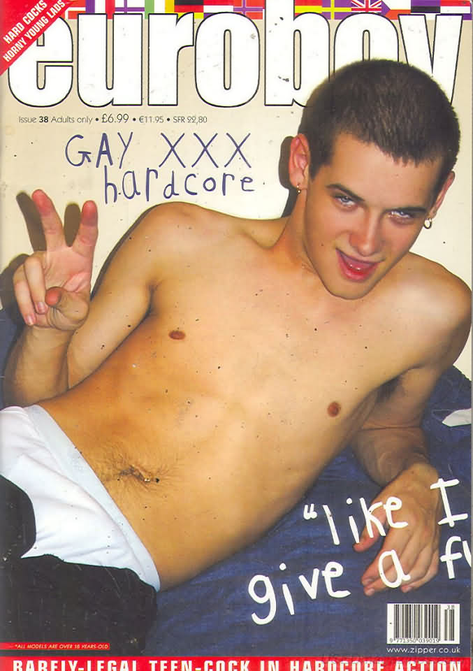 Euro Boy # 38 magazine back issue Euro Boy magizine back copy 