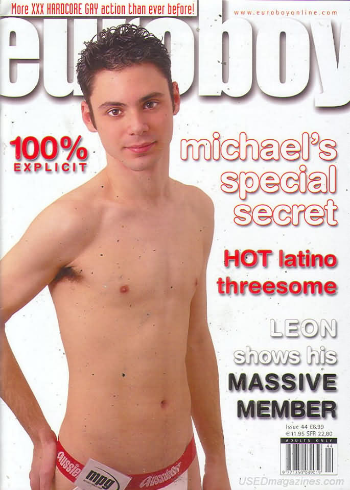 Euro Boy # 44 magazine back issue Euro Boy magizine back copy 