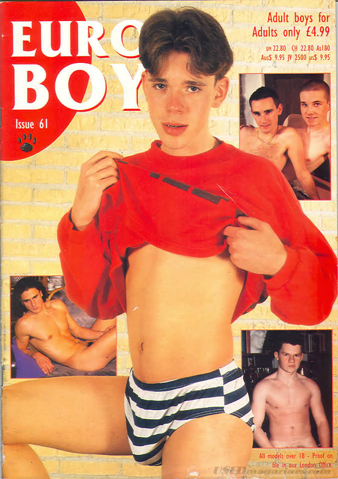 Euro Boy # 61 magazine back issue Euro Boy magizine back copy 