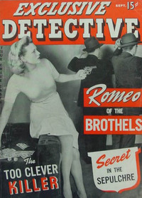 Exclusive Detective September 1942 magazine back issue cover image