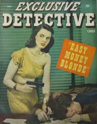 Exclusive Detective November 1947 magazine back issue cover image