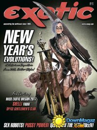 Exotic January 2017 Magazine Back Copies Magizines Mags