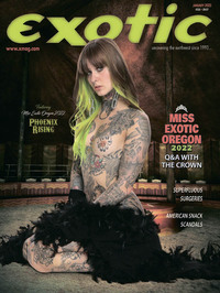 Exotic January 2022 magazine back issue cover image