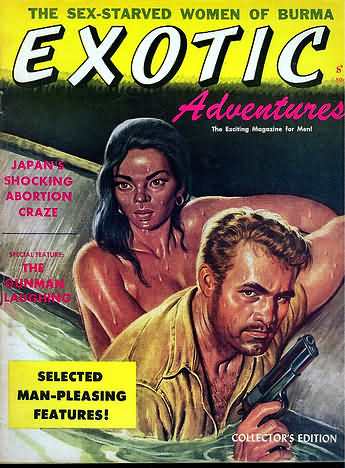 Exotic Adventures Vol. 1 # 1 magazine back issue Exotic Adventures magizine back copy 