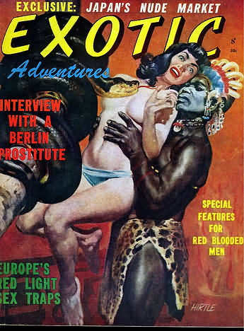 Exotic Adventures Vol. 1 # 2 magazine back issue Exotic Adventures magizine back copy 