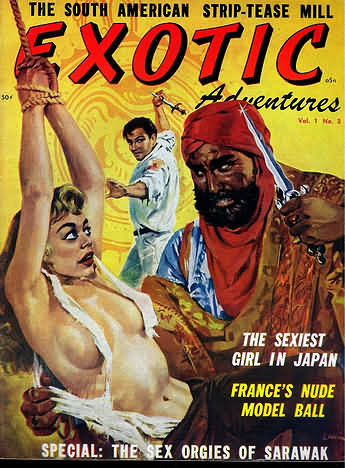 Exotic Adventures Vol. 1 # 3 magazine back issue Exotic Adventures magizine back copy 