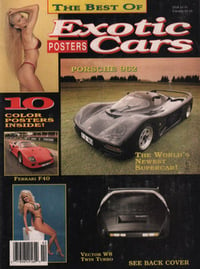 Exotic Car Posters # 2, August 1991 magazine back issue